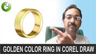 Creating Golden Ring in CorelDraw | गोल्डन रींग बनाए कोरल ड्रो में