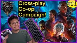 My First Time Playing Crossplay Co-op! - Baldur's Gate 3 Gameplay Playthrough Part 1