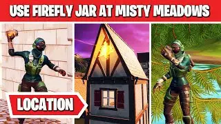 Use a Firefly Jar or Flare Gun at Misty Meadows in Fortnite week 5 Challenge