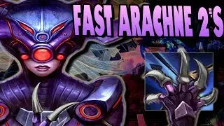 ICHAIVAL ARACHNE INSANELY FAST 2 STUNS! - Masters Ranked Duel - SMITE