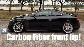 Передний спойлер из карбона для Audi A5 и S5!