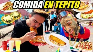 COMIDA CALLEJERA EN EL BARRIO MAS PELIGROSO DE MEXICO 😱 DELICIAS TEPITO 😋
