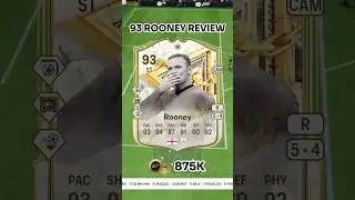 93 Immortals Icon Rooney Review 🏴󠁧󠁢󠁥󠁮󠁧󠁿⚪️ Is He Worth Adding to Your Squad? #shorts #fc25 #fyp