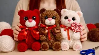 Valentine Teddy Bear Tutorial | Super Cute Heart Teddy 🧸❤️