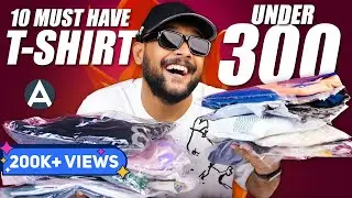 10 BEST BAWAAL T-SHIRTS UNDER 300 FOR MEN  🔥 Ajio T-Shirt Haul Review 2025 | ONE CHANCE