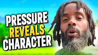 Pressure reveals character - Kev Ramon