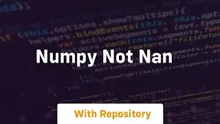 numpy not nan