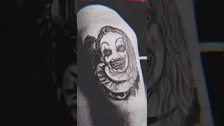 Little Pale Girl from Terrifier 2. Fun Tattoo!