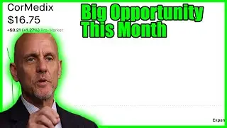 CorMedix (CRMD) AWAITING FDA APPROVAL THIS MONTH! | BIG BUYING OPPORTUNITY