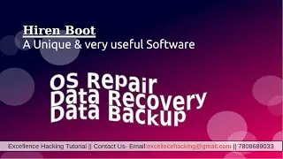 Hiren Boot || An outstanding Software for repair and recover your PC.