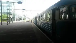 Old Museum Train Dm7 - Finland - Museojuna - Vanha lättähattu lähtee Jyväskylän rautatieasemalta