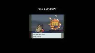Mega Punch through the gens (Pok&eacute;mon gen 1-5)