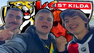 Vlogging Daniel Gorringe At The Richmond Vs St Kilda AFL Game!