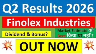 Finolex Industries Q2 results 2026 |Finolex Industries results today | Finolex Industries Share News