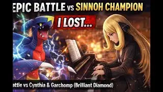 PERDÍ… 😭 | Batalla ÉPICA vs Cynthia y su Garchomp 🥶 | Pokémon Perla Reluciente