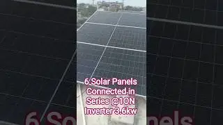 Solar Panel wiring|1ON Inverter|🔥💥😎 #short #shorts #shortvideo #solar #solarpanelwiring #panel #khi