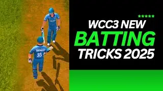 🔥 WCC3 Batting Tips With New Control Tutorial 2025! How To Hit Six On Evry ball !!|