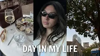 VLOG: fall friday in boston, shopping, chatty grwm + wine night!