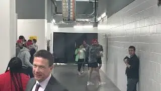 NJ Devils Luke & Jack Hughes Play Soccer Before First NHL Playoff Game vs. Carolina Hurricanes