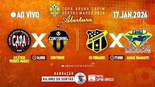 ATLÉTICO VERDES MARES X CONTORNO  |  OS RODADOS X HARAS DIAMANTE - COPA ARENA CAPIM VERDES MARES 26