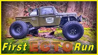 FIRST RUN 🎥 Winter & wet Trail 🌦️ Element RC Enduro ECTO Crawler | General Grabber tires | RC Gents