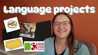 Language projects I want to work on 🇩🇪🇮🇹🇪🇦