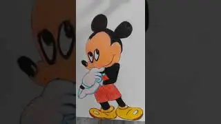 kids art || Mickey mouse#shorts #shortsfeed #youtubeshorts
