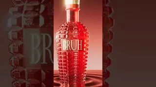 3D bruh bottle #motiondesign #3dproduct #cinema4d #redshift