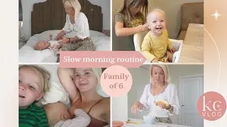 MORNING ROUTINE MAMA of 4 GIRLS SLOW LIVING VLOG (Zet ondertiteling aan!) | Kellycaresse