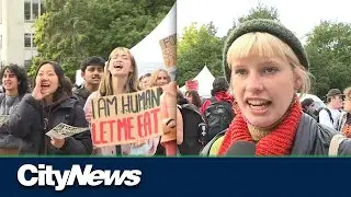 University of British Columbia students rally for better food security
