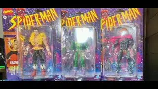 Los villanos de spidrman serie animada Marvel Legends parte 3