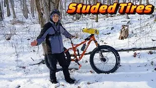 Studed Snow fat bike tires Vee Tire Avalanche tested