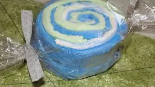 How to Make a Wash Cloth Candy Roll (Tutorial) with CookingandCrafting