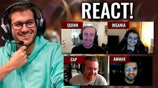 ASTINI REACT - PODCAST com QUINN, AMMAR, INSANIA & CAP