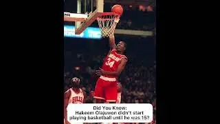 Did You Know? #hakeem #hakeemolajuwon #basketballfacts #nba #basketball #nbafacts #basketball