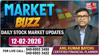 🔴LIVE : MARKET BUZZ | Daily Stock Market Updates || BRK News