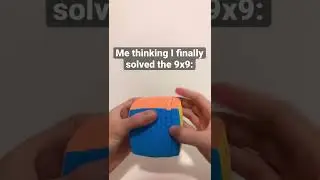 POV: You solved the 9x9 | rubix cube fail 🤬