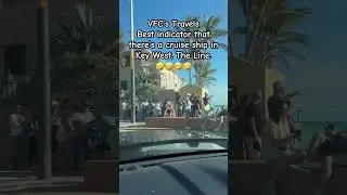 How to tell there is a cruise ship in Key West 🤣🤣🤣