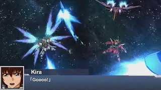 [ENG Sub]Super Robot Wars DD - Strike Freedom Gundam Attacks(SSR3) | スパロボDD - ストライクフリーダムガンダム 全武装