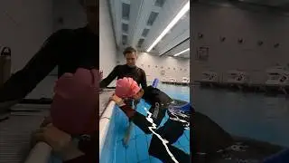 Static Coaching Session #freediving #freedivinggirl #freedivingtraining #underwatergirl #voiceover