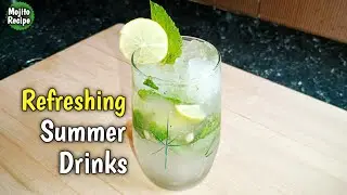 गर्मियों मे बेस्ट ड्रिंक |  Mint Lemon Mojito Recipe | Refreshing Summer Drinks | Mojito Mocktail