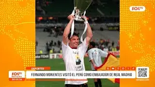 Deportes: Fernando Morientes visit&oacute; el Per&uacute; como embajador del Real Madrid