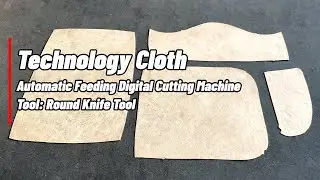 TO-3240 cutting machine is equipped with a circular blade for cutting single-layer technical fabric.