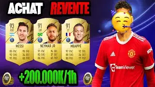 FUT 22 | ACHAT REVENTE - PASSER DE 5000 ➔ 200,000 CREDITS EN UNE HEURE AVEC LA MEILLEURE TECH !fut22
