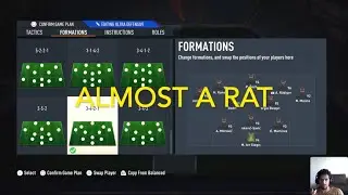 If you struggle defensively, use this | Fifa 23 Ultimate Team Rat 3421 formation | 🐀