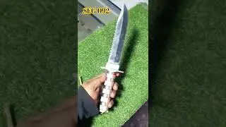 I Made Messer Rambo Knife #craftsmanship #rambo #militarygear #handmade #shortsfeed #viral #fyp