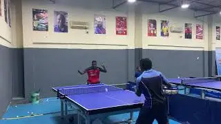 Table Tennis back hand topspin drill