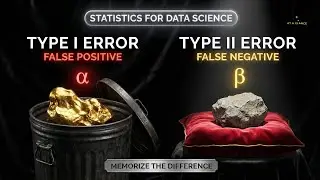 Type I and Type II Errors Explained | Hypothesis Testing with Examples - Statistics & Data Science
