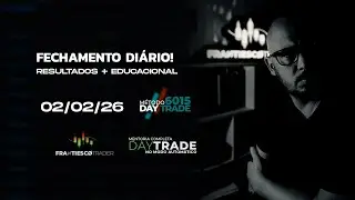 Rob&ocirc;s M&eacute;todo 6015 - Fechamento 02/02 - AULA AN&Aacute;LISE DE PORTF&Oacute;LIO