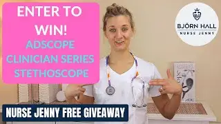 Free Giveaway ADC Clinician Series Stethoscope, Abstraction Print
